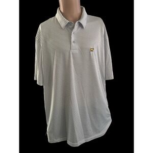 Jack Nicklaus Golden Bear Striped Polo Shirt Men's‎ Large Short Sleeve